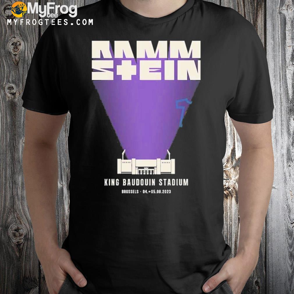 Rammstein brussels august 4 2023 europe stadium tour king baudouin stadium Belgium shirt