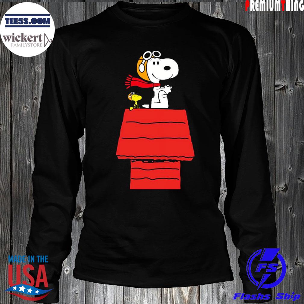 Snoopy Christmas Snoopy pilot airplane s LongSleeve