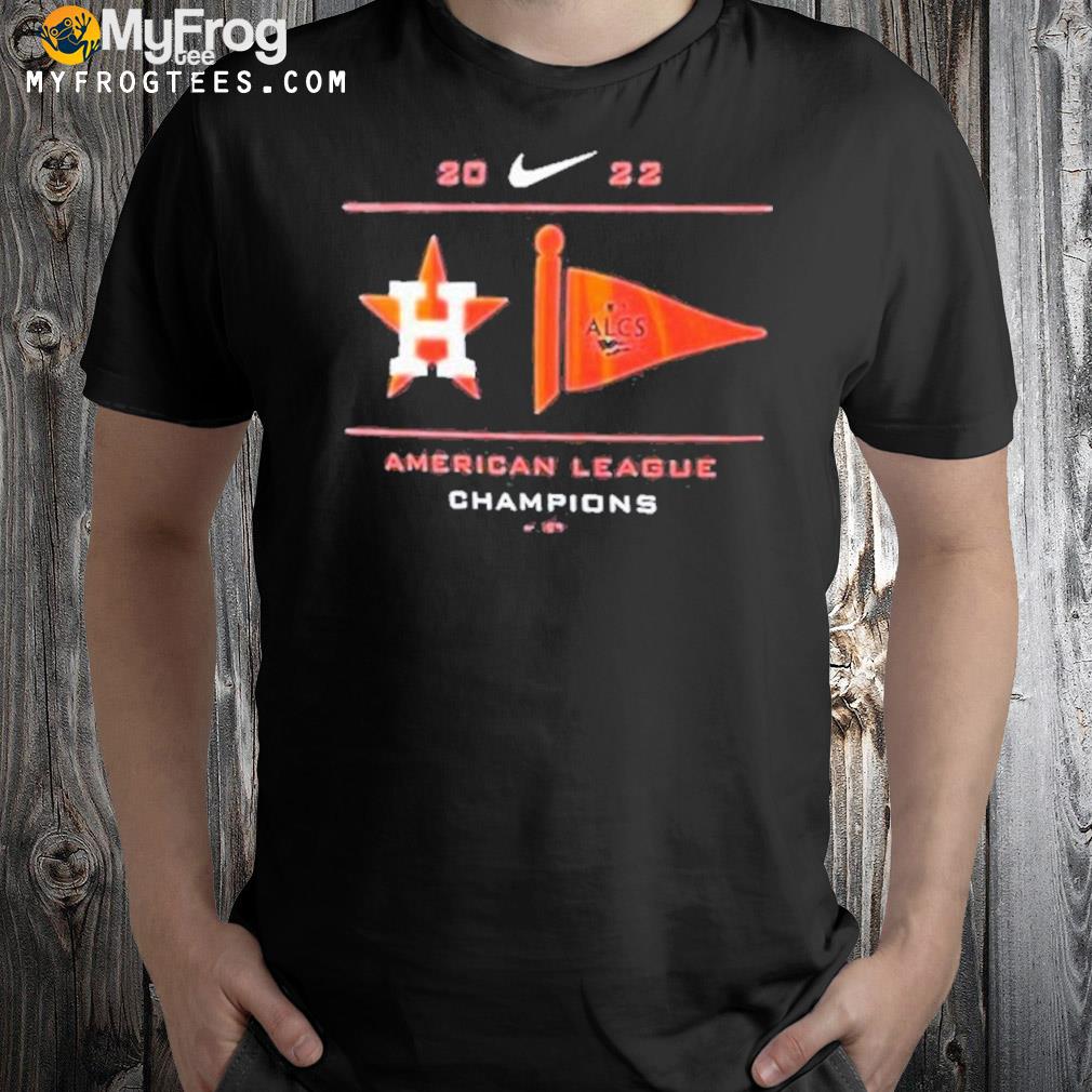 Houston Astros Nike 2022 American League Champions Pennant T-Shirt