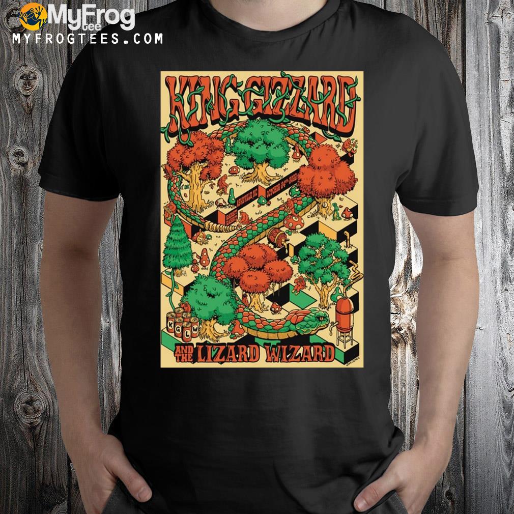King Gizzard & The Lizard Wizard October 24 2022 Poster shirt