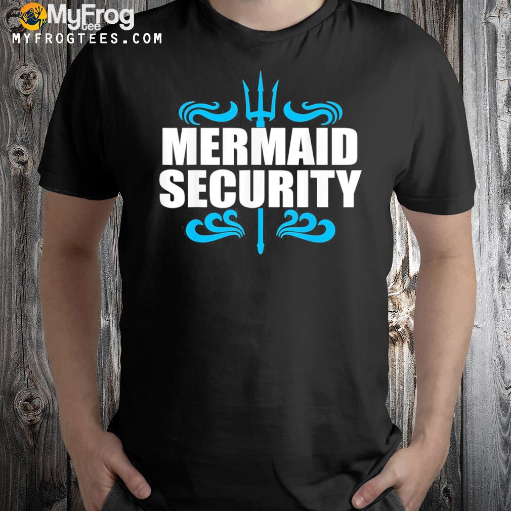 Mermaid Security Swimmer Swimming T-Shirt