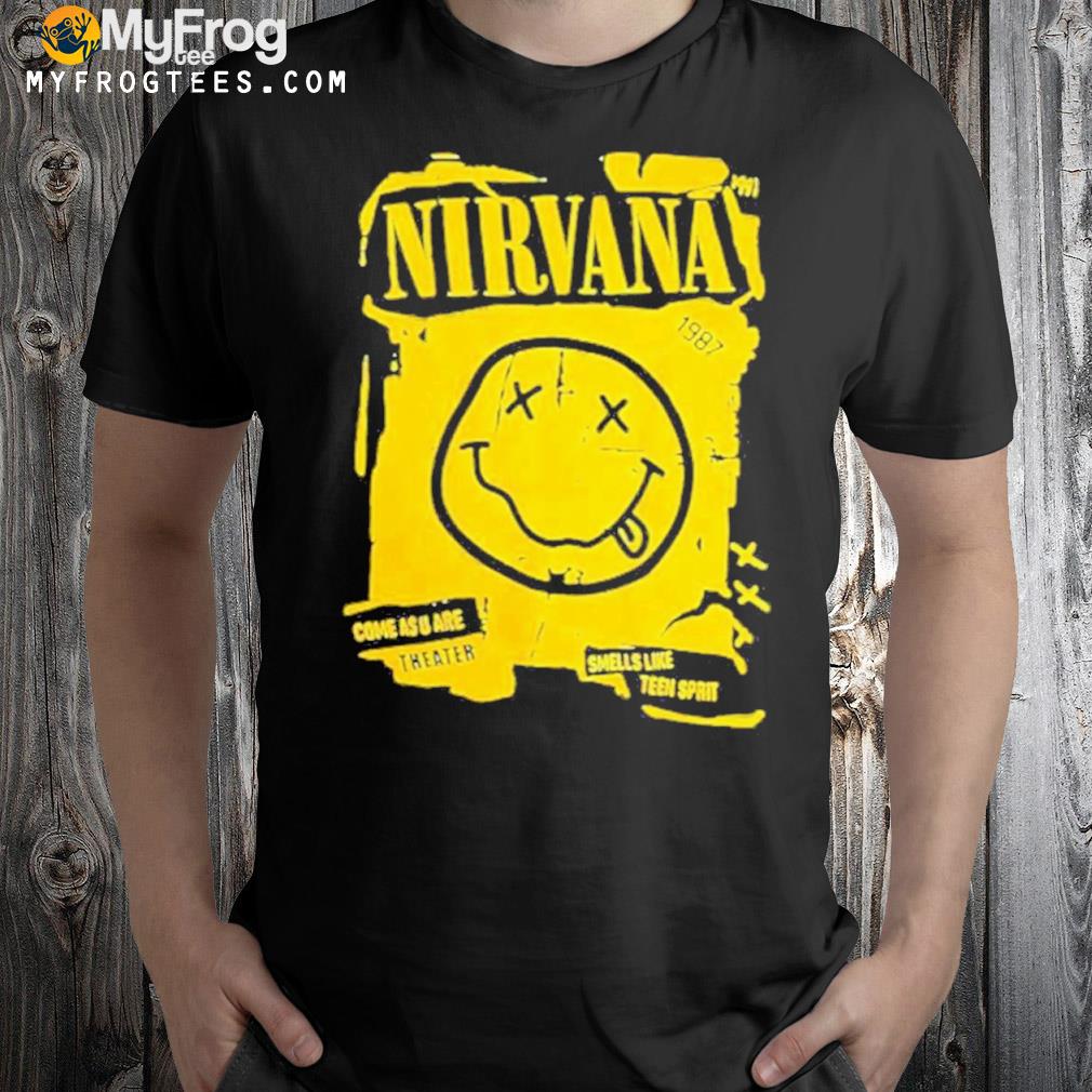 Nirvana Yellow Iconic Smiley Face Nirvana T-Shirt
