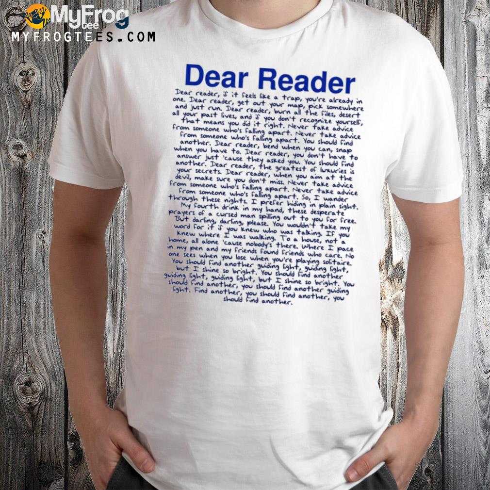 Ts taylor swft midnights dear reader entire song shirt