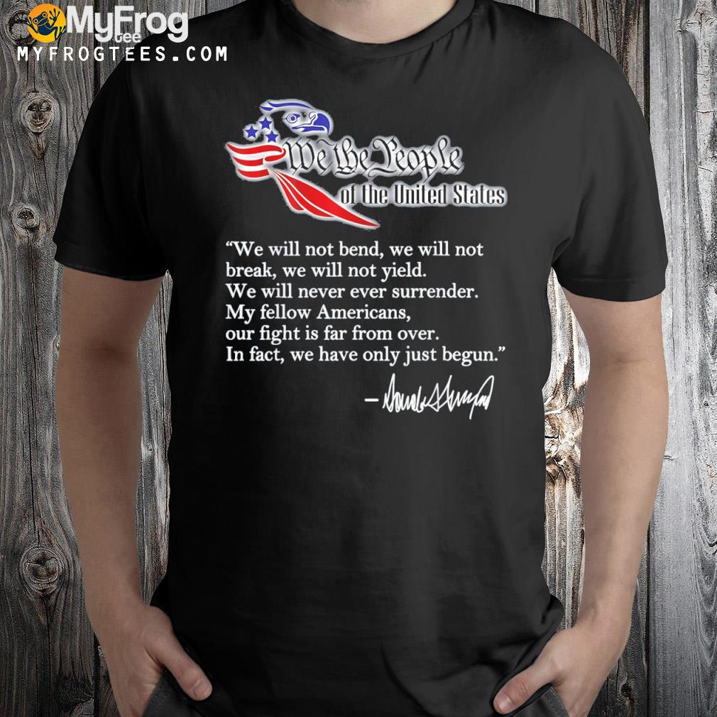 We the people Trump 2024 red wave midterms 2022 red eagle shirt