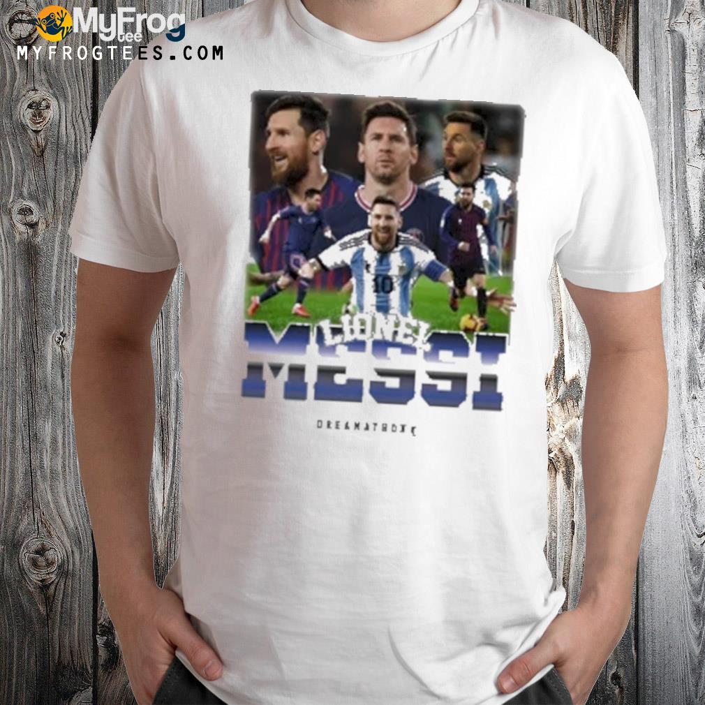 2022 world cup Lionel Messi dreamathon t-shirt