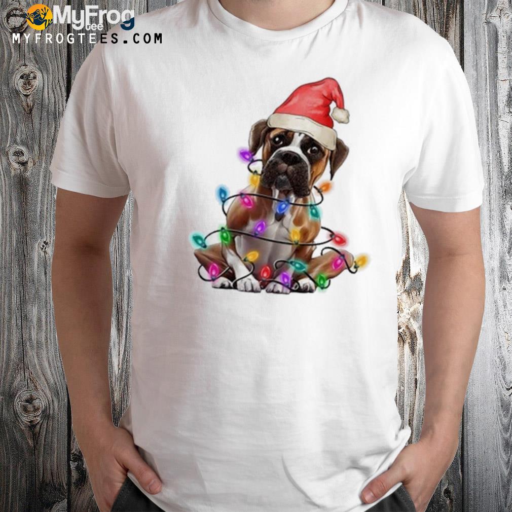 Beagle Christmas dog light holiday shirt