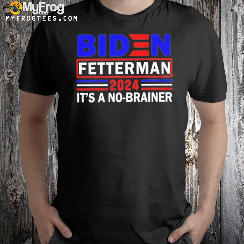 Biden fetterman 2024 it's a nobrainer Ugly Christmas sweatshirt