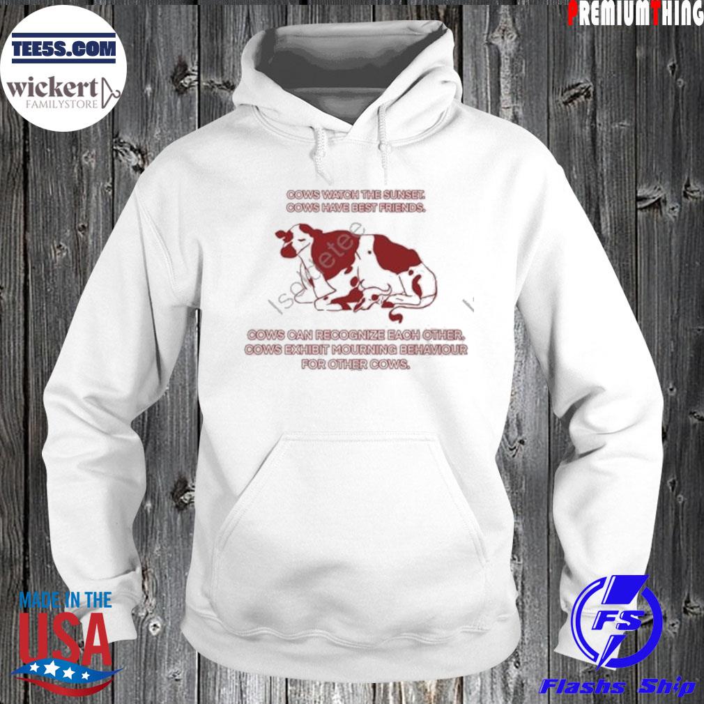 Cows watch the sunset cows have best friends s Hoodie