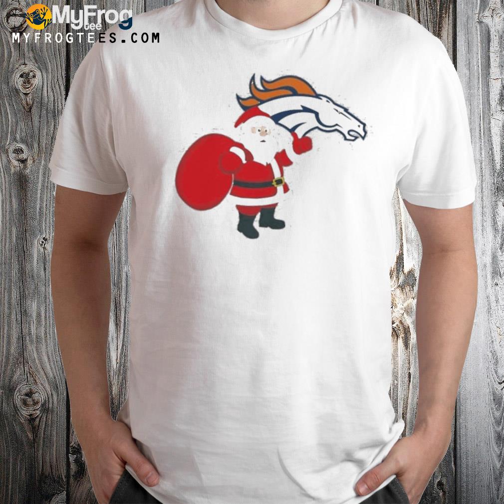Denver Broncos Nfl Santa Claus Christmas Shirt