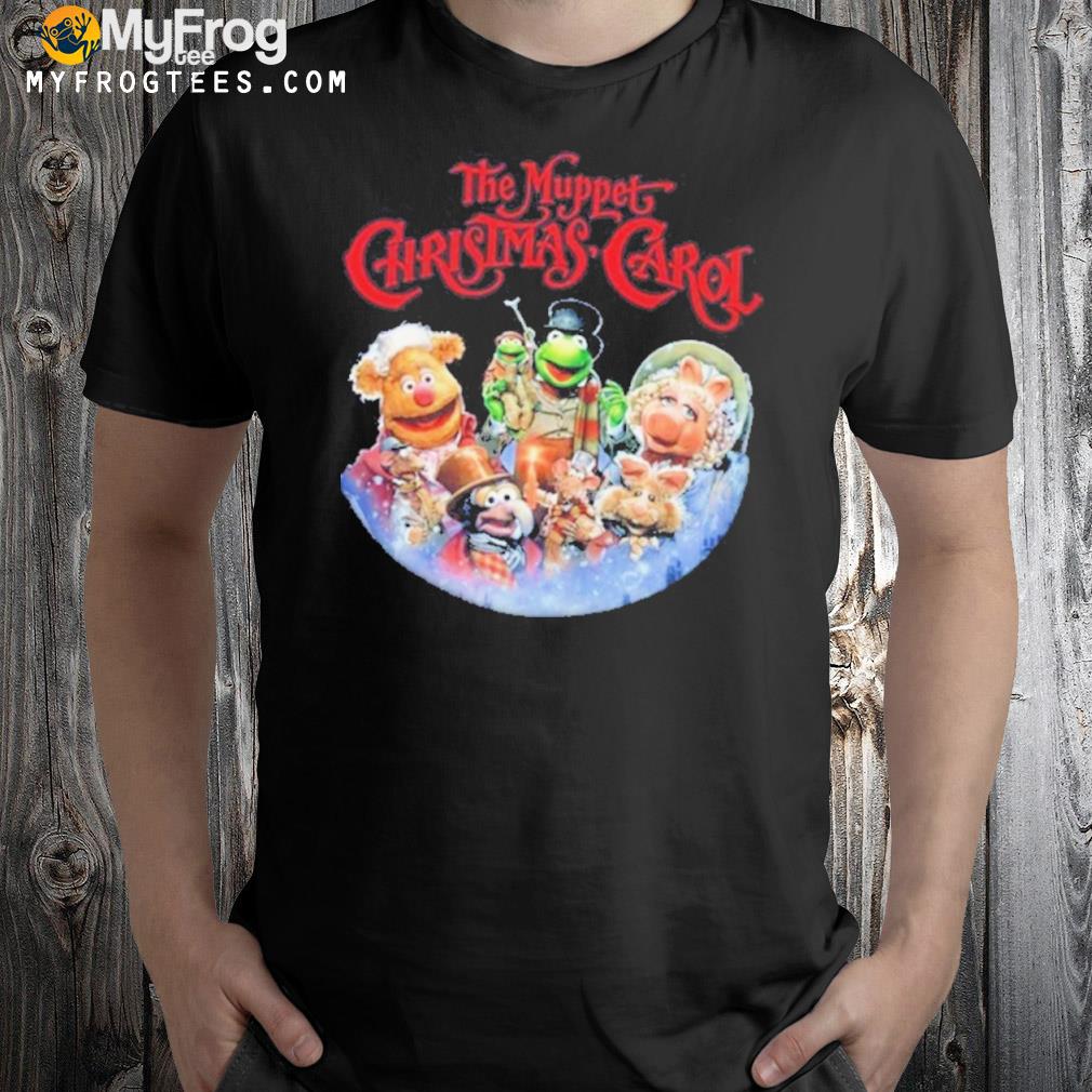 Disney retro 90s the muppet Christmas carol muppets characters group shirt