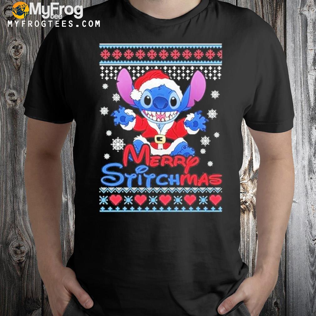 Disney stitchxmas ohana Ugly Christmas sweatshirt