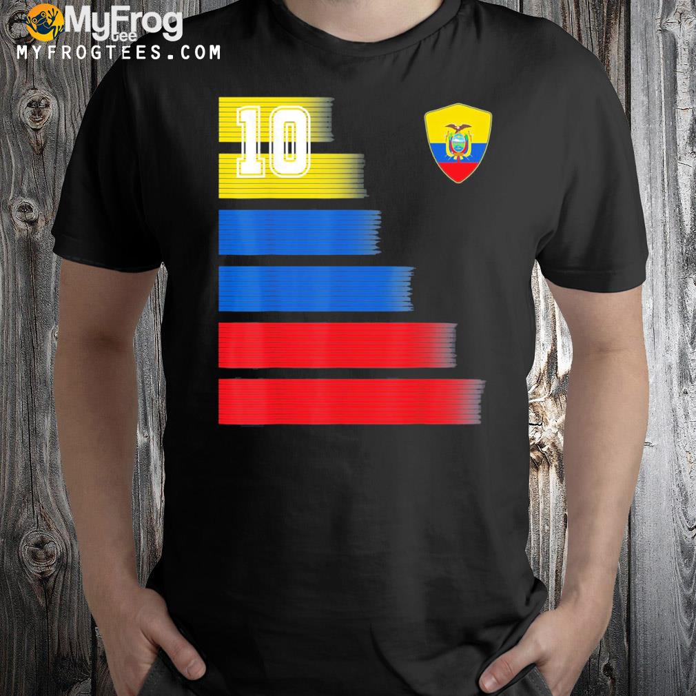 Ecuador soccer jersey flag retro 10 ecuadorian Football shirt