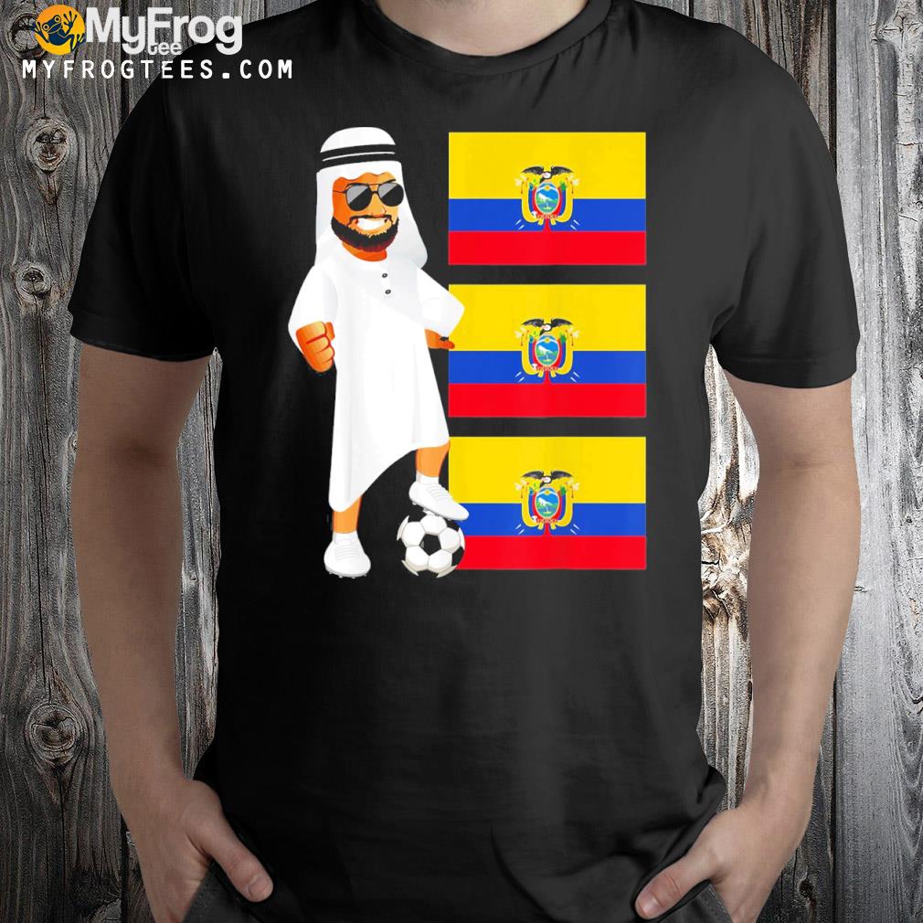 Ecuadorian Sheik Ecuador Flag Soccer Gift T-Shirt