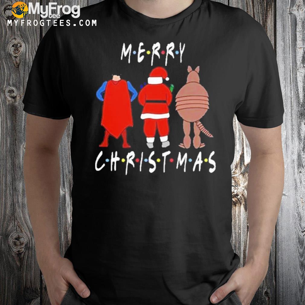 Friends Christmas armadillo shirt