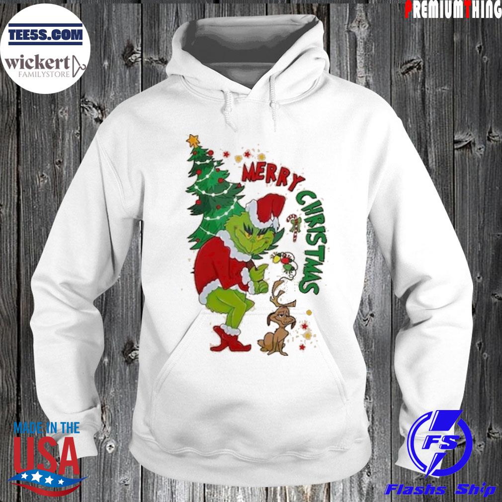 Grinch Christmas 2 sides personalized grinch s Hoodie