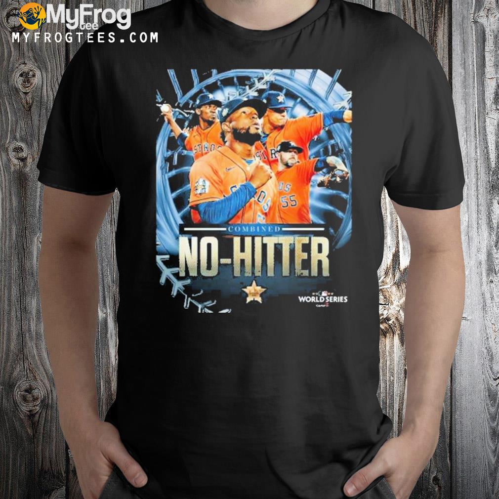 Houston Astros 2022 World Series Combined No Hitter Shirt