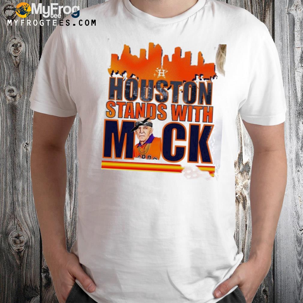 Houston stands with mack mattress mack shirt
