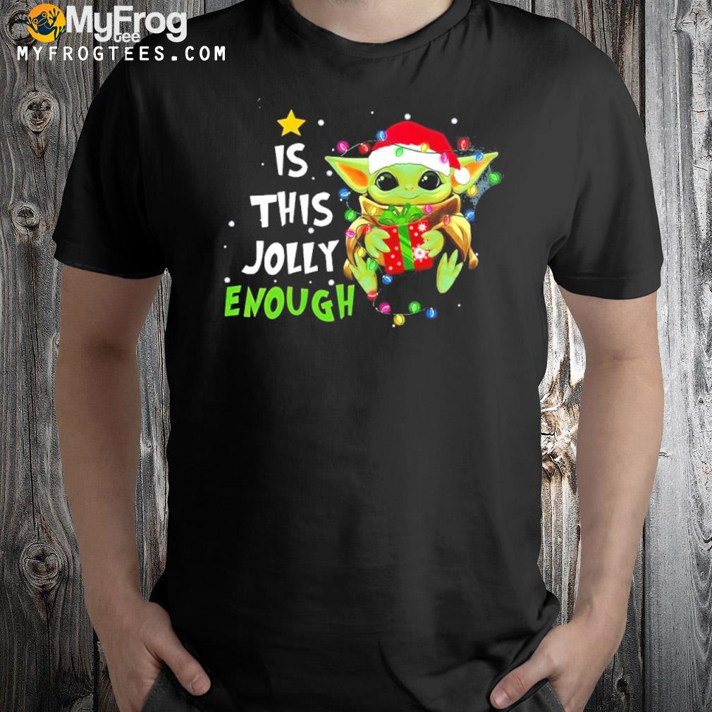 Is this jolly enough Star wars baby Yoda lights Ugly Christmas sweater