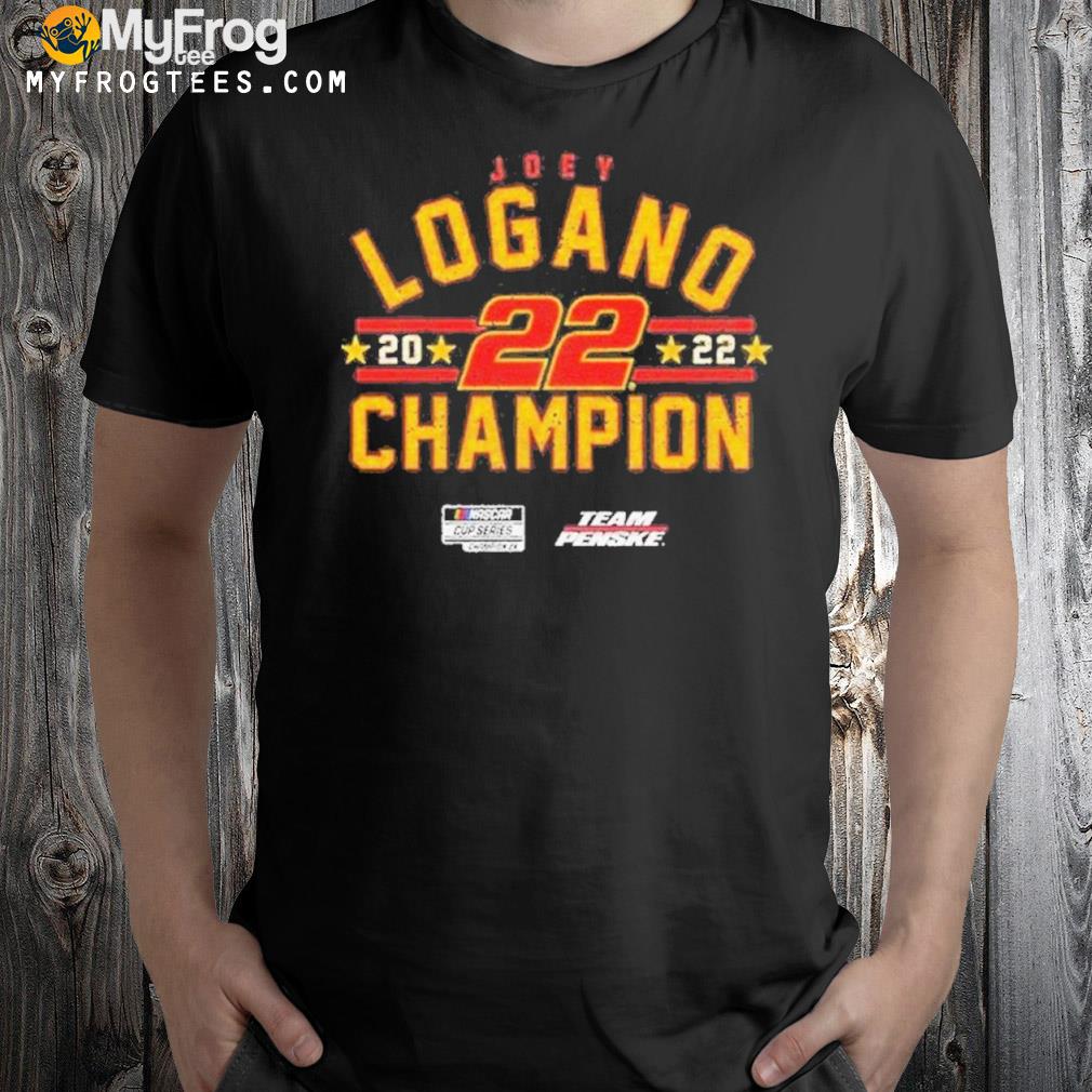 Joey Logano Team Penske 2022 Nascar Cup Series Champion Shirt