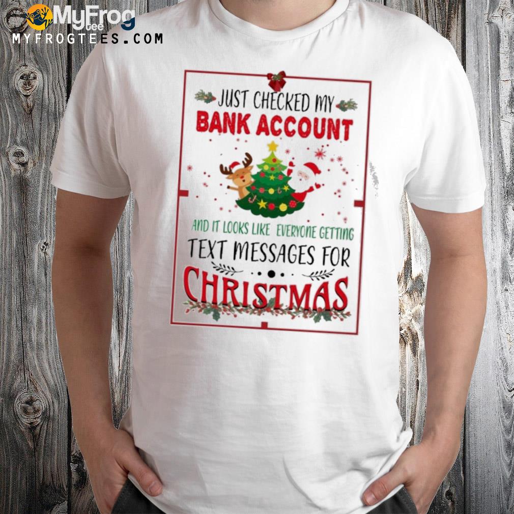 Just checked my bank account and it look like everyone getting text messages for Christmas shirt