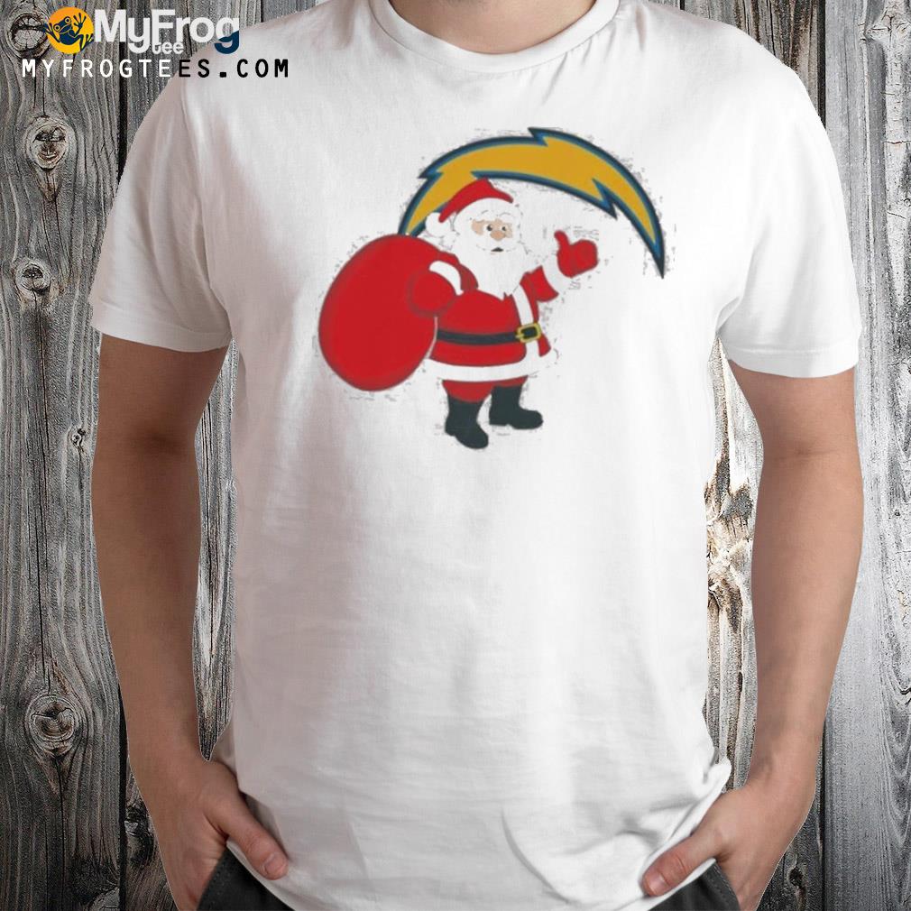 Los Angeles Chargers Nfl Santa Claus Christmas Shirt