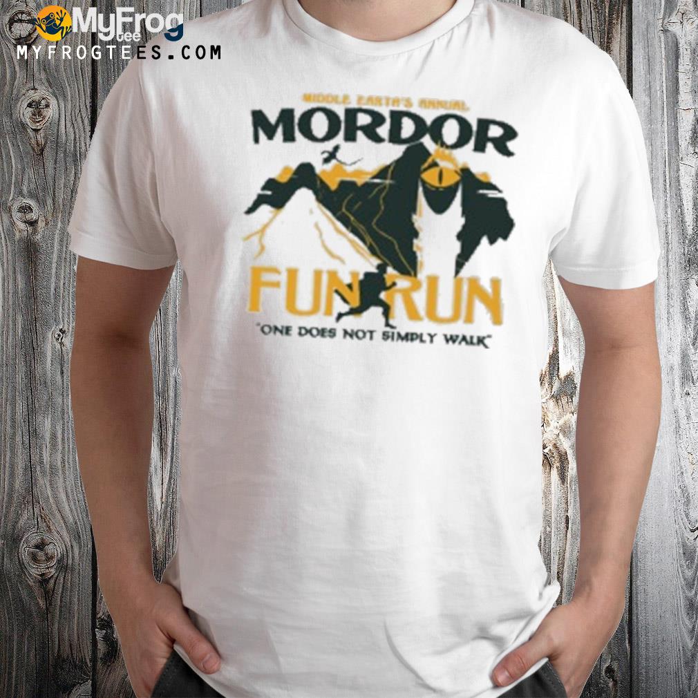Middle earth's annual mordor fun run shirt