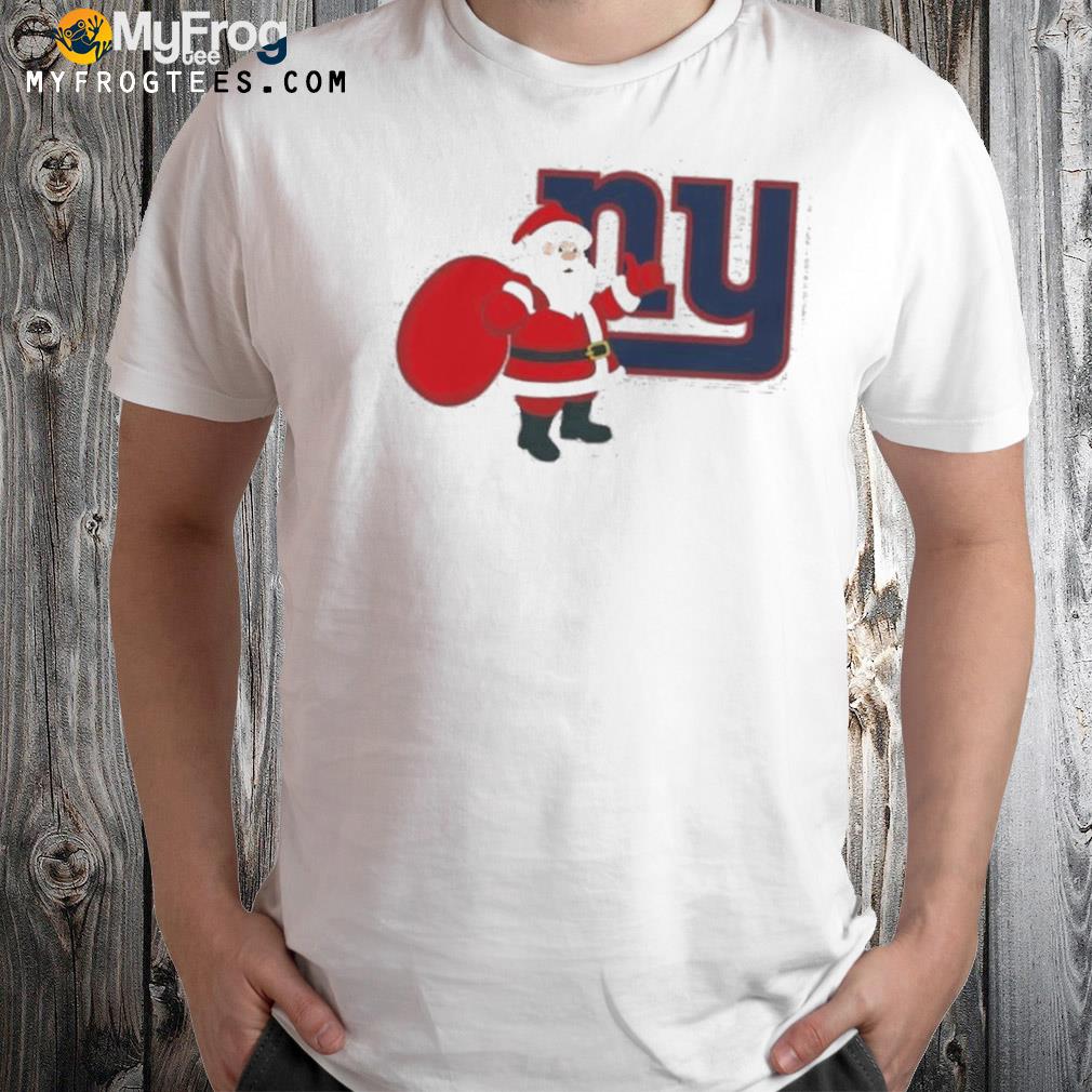 New York Giants Nfl Santa Claus Christmas Shirt