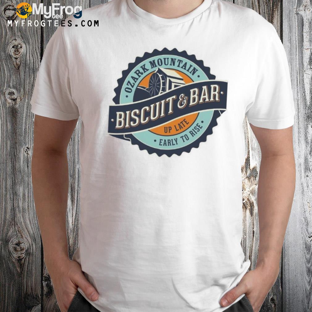 Ozark mountain biscuit and bar logo shirt
