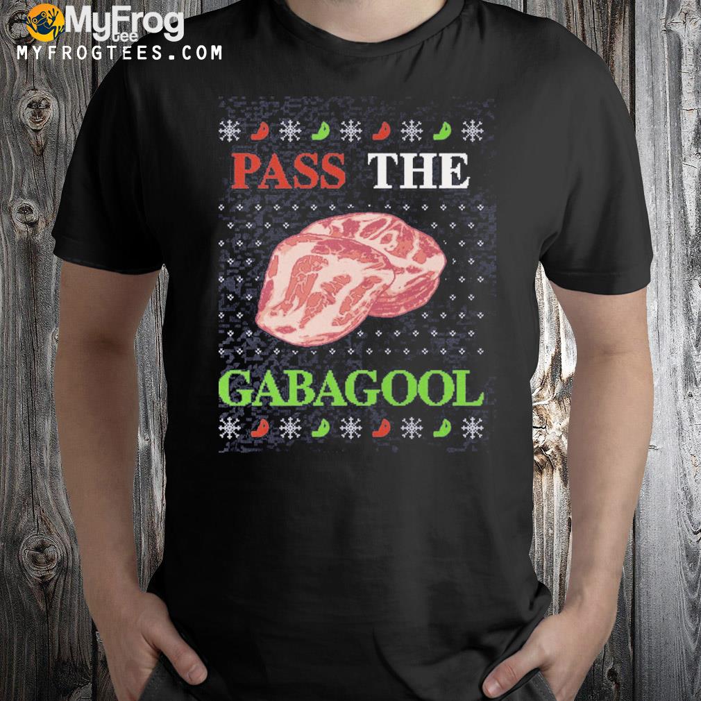 Pass the gabagool tacky Ugly Christmas sweatshirt