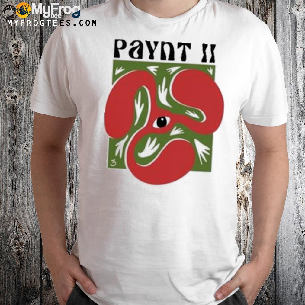 Payntbyzayn merch paynt iI papercut shirt