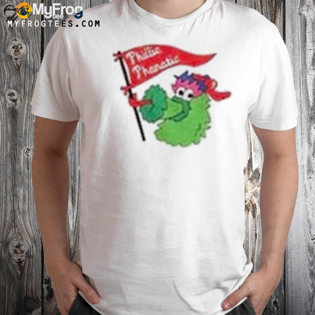 Phillies Phanatic Phillies Dancing On My Own Double Sided Shirt