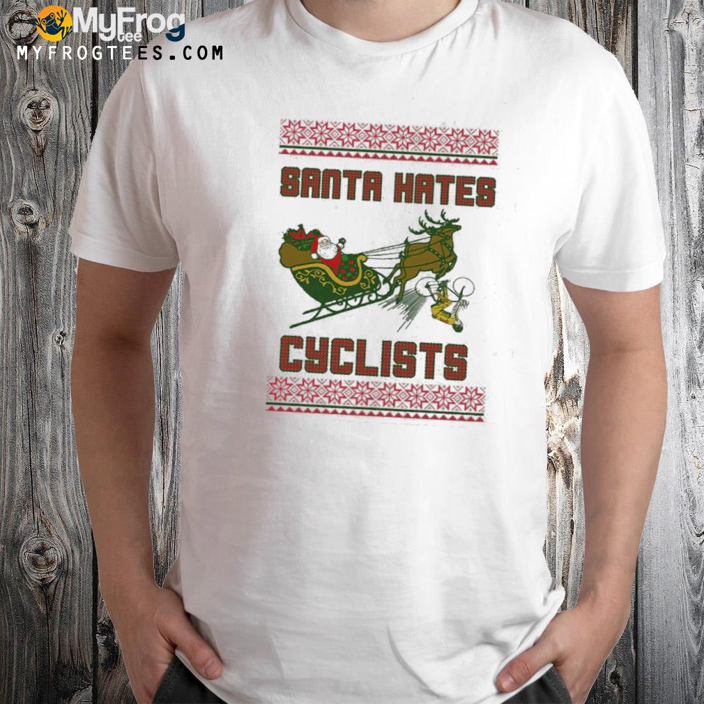 Santa hates cyclists Ugly Christmas sweater