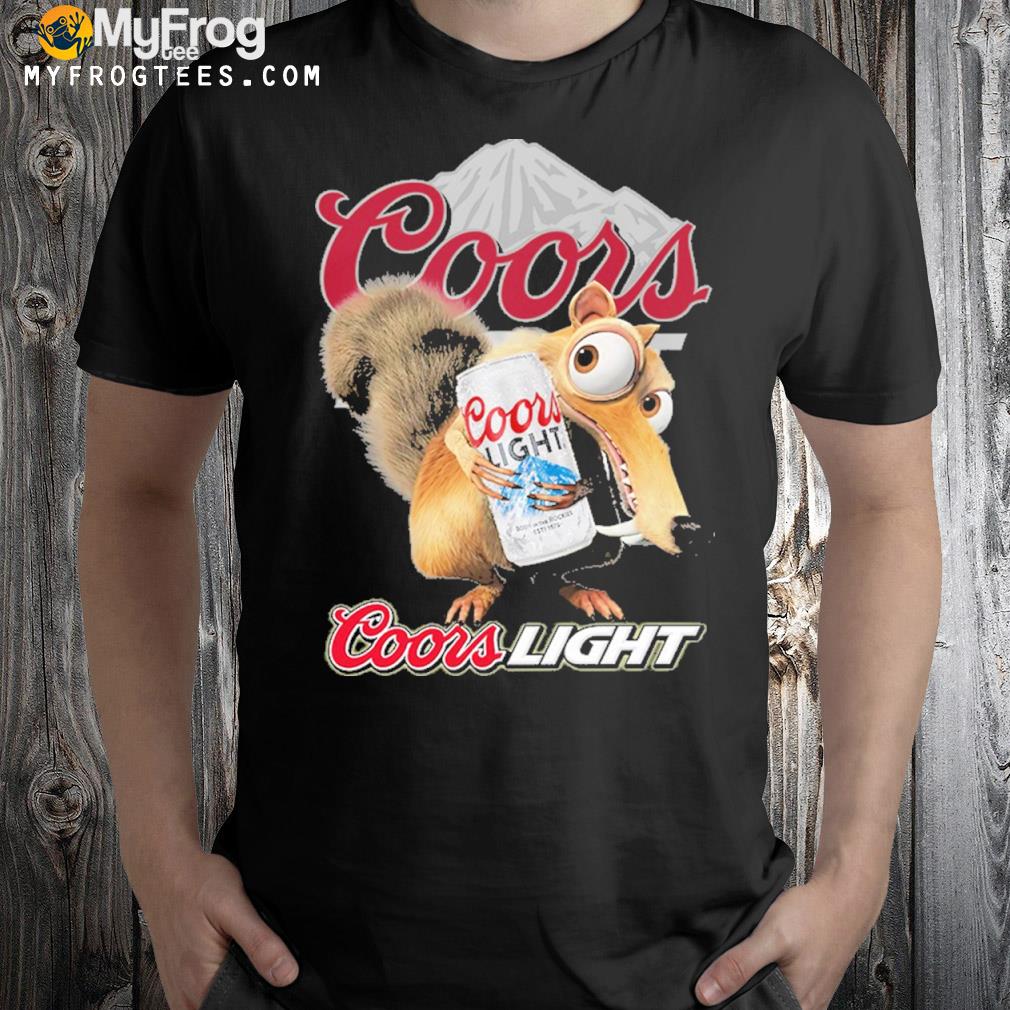 Scrat hug coors light shirt