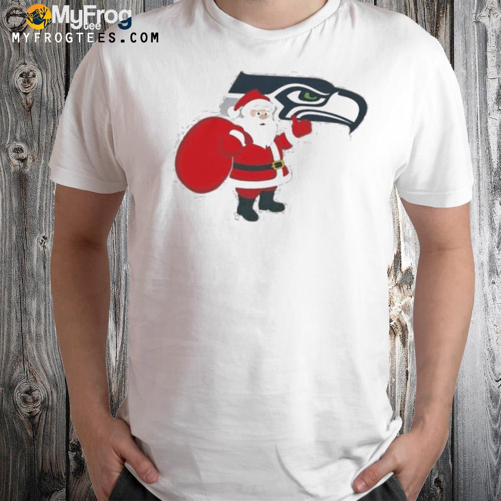Seattle Seahawks Nfl Santa Claus Christmas Shirt