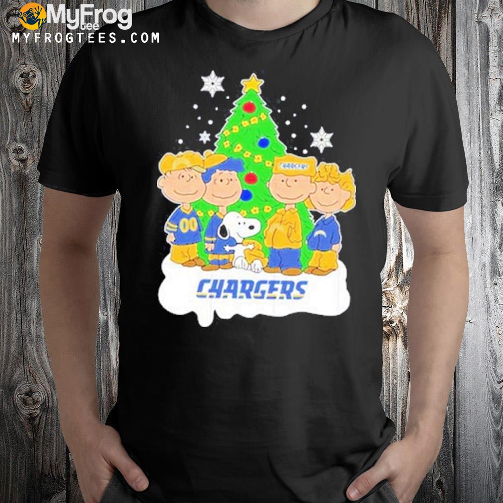 Snoopy the Peanuts los angeles chargers Christmas shirt