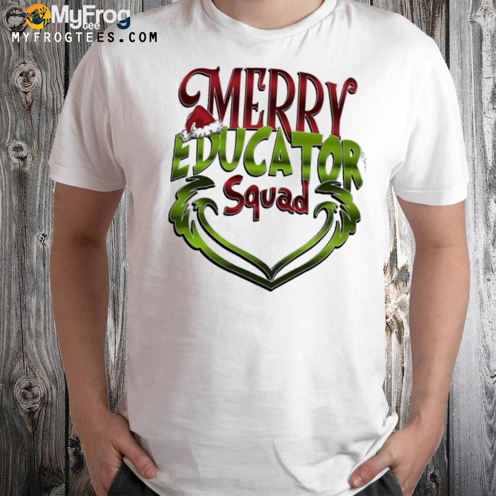 The grinch merry educator Christmas Sweatshirt
