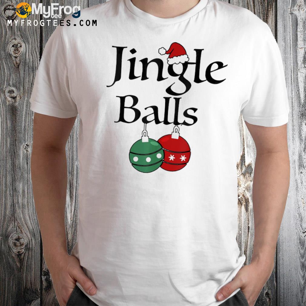 Tinsel tits and jingle balls matching Christmas shirt