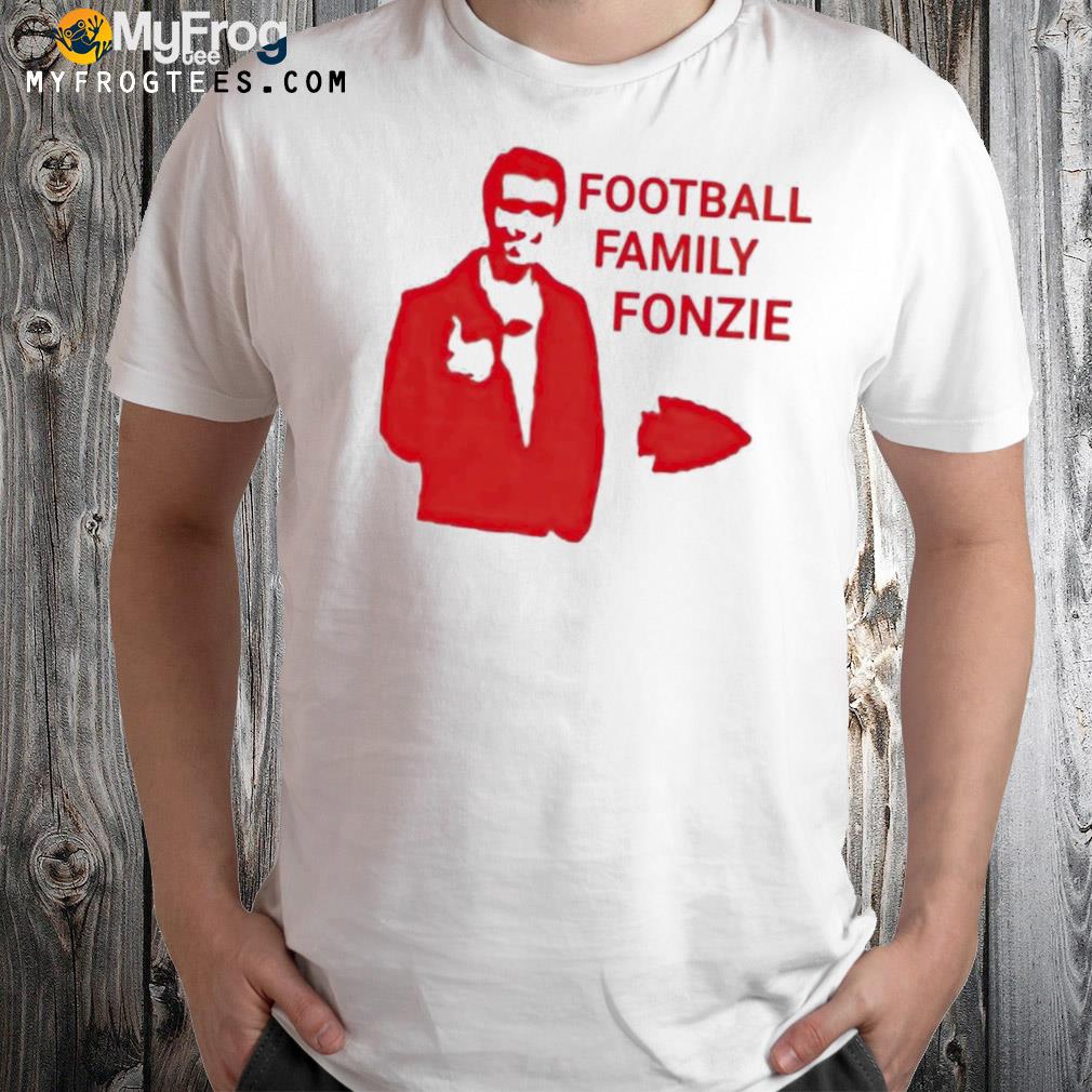 Travis Kelce Football family fonzie logo t-shirt
