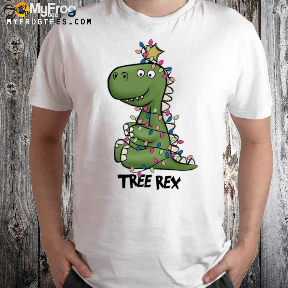 Tree rex Christmas Dinosaur t-shirt