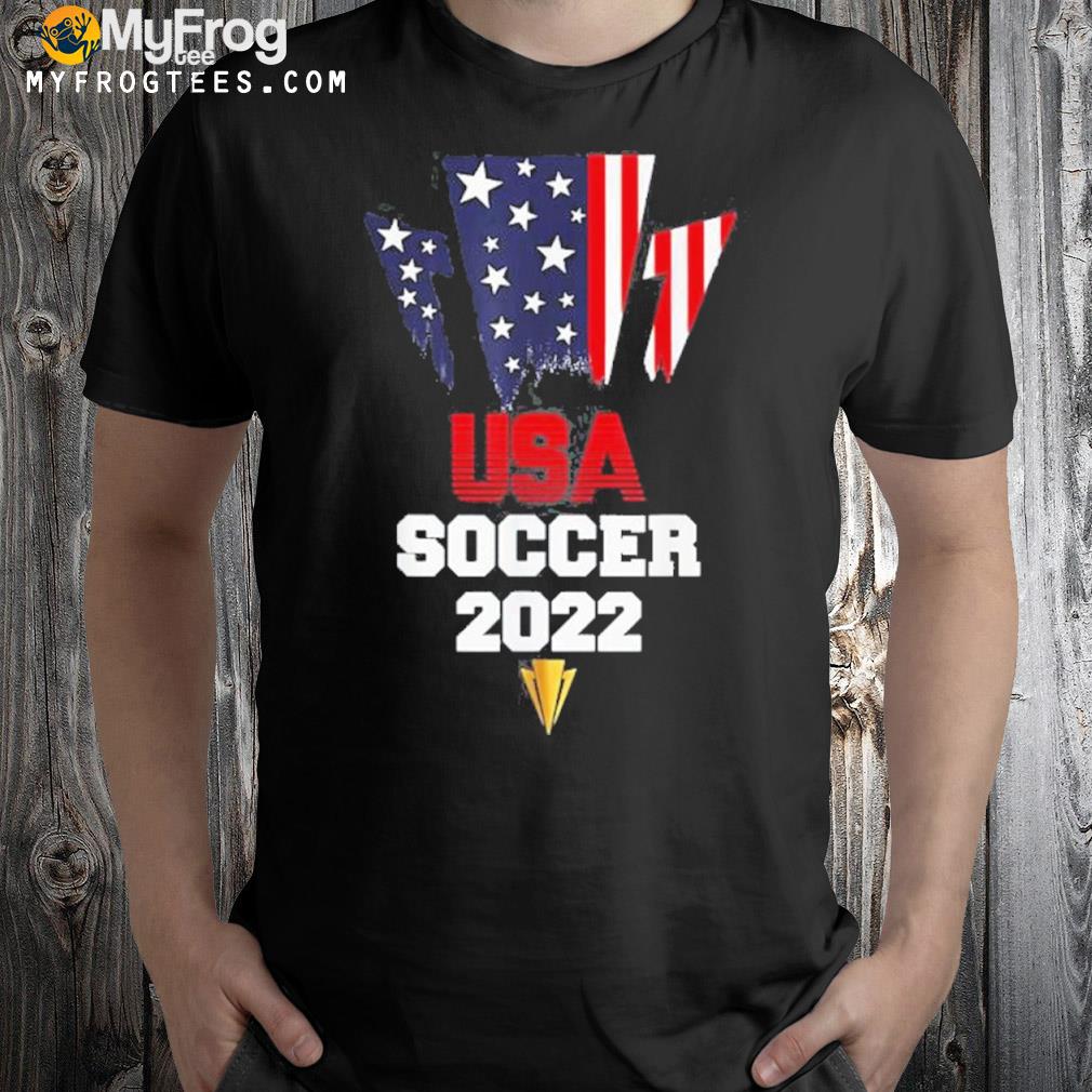 USA Soccer Team Jersey Flag 2022 Cup T-Shirt