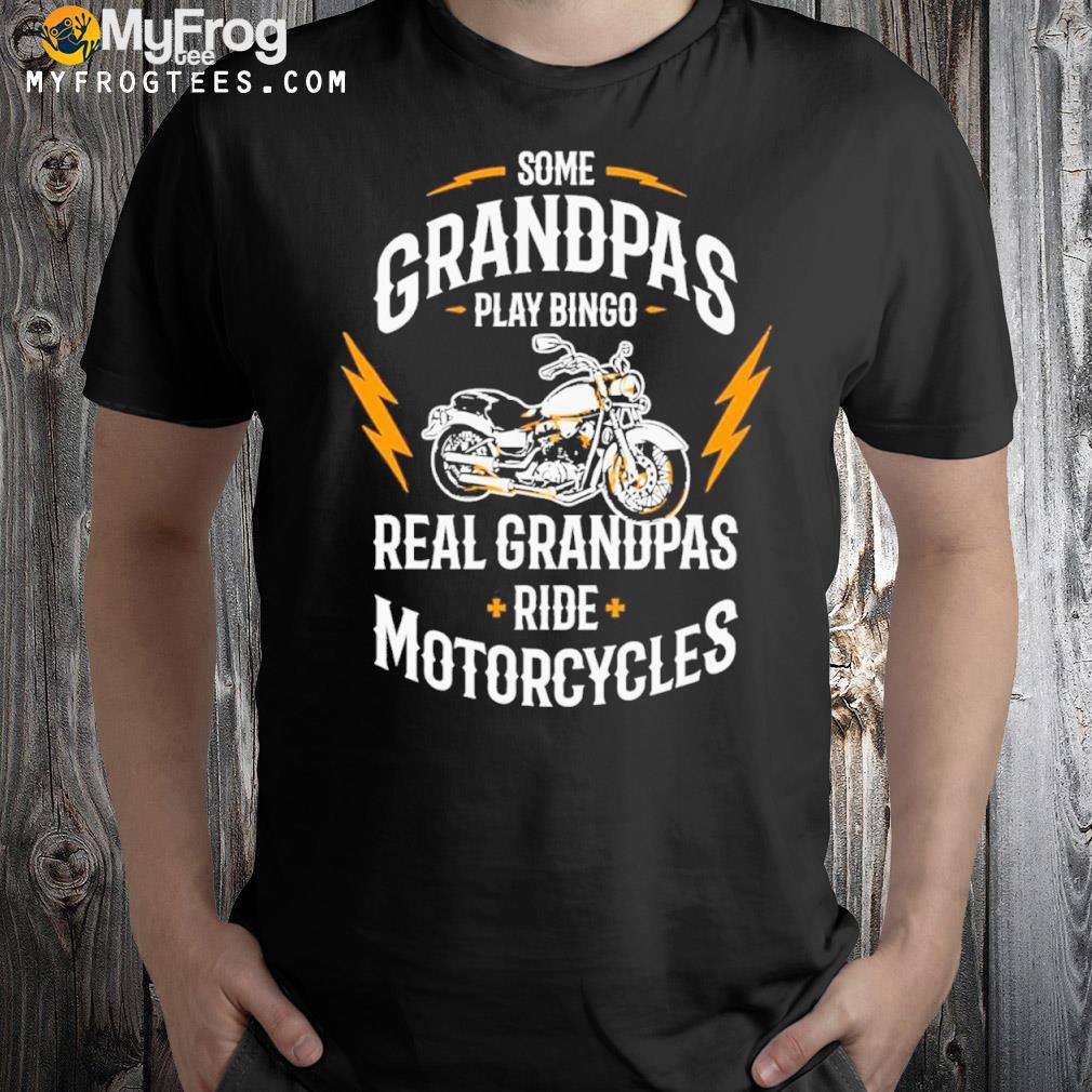 Vincent rapide motorcycle some grandpas play bingo real grandpa ride shirt