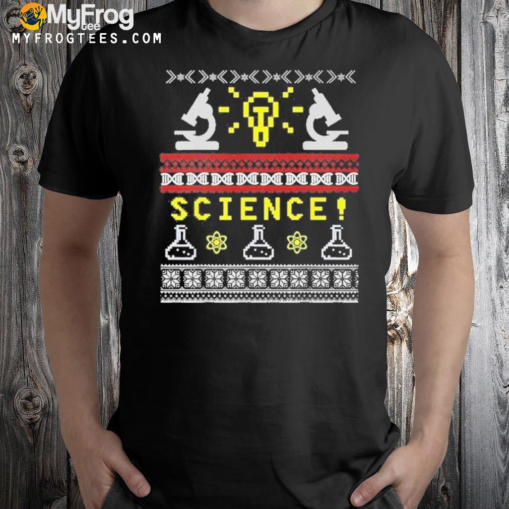 Vintage Science Nerd Ugly Christmas Sweater