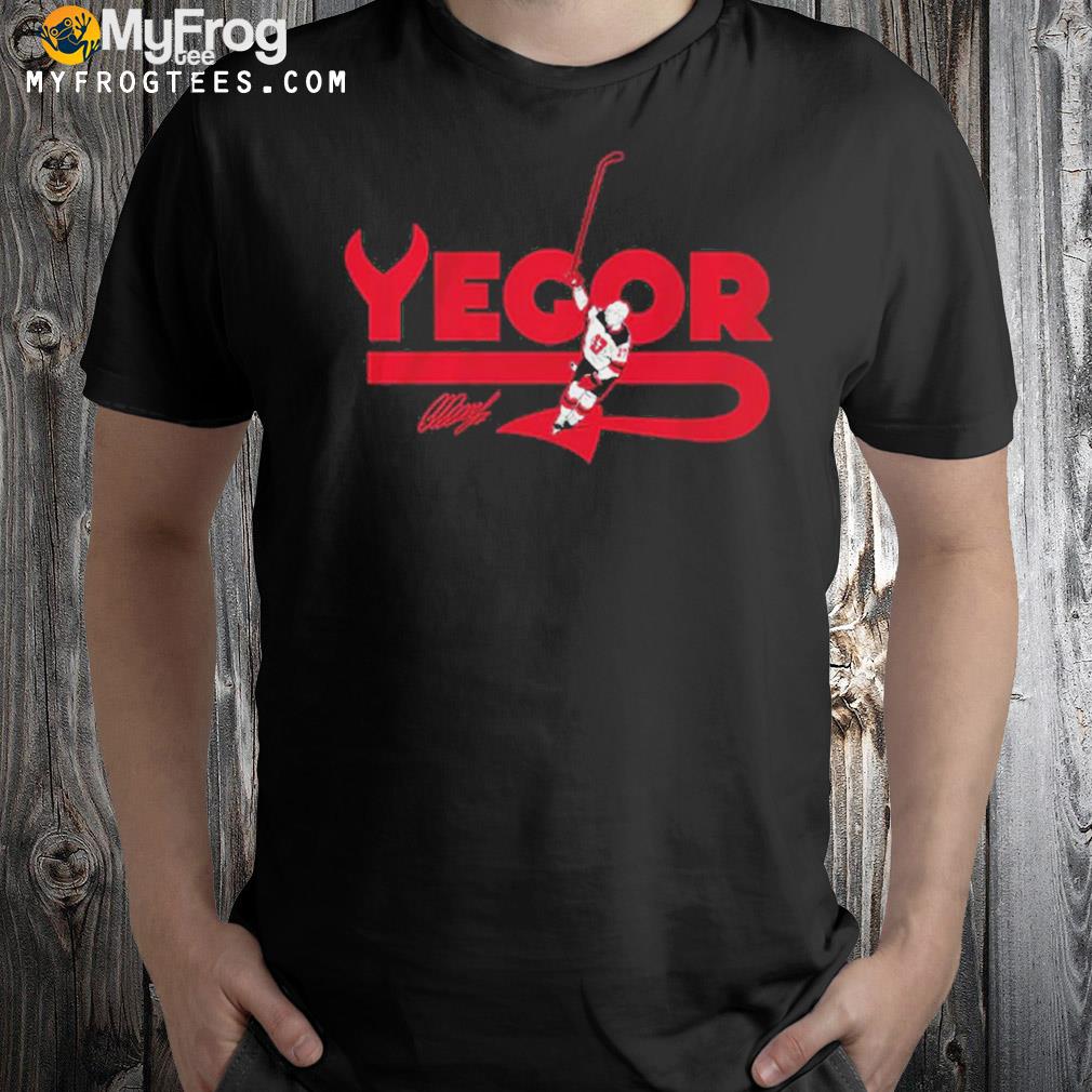 Yegor sharangovich celly shirt