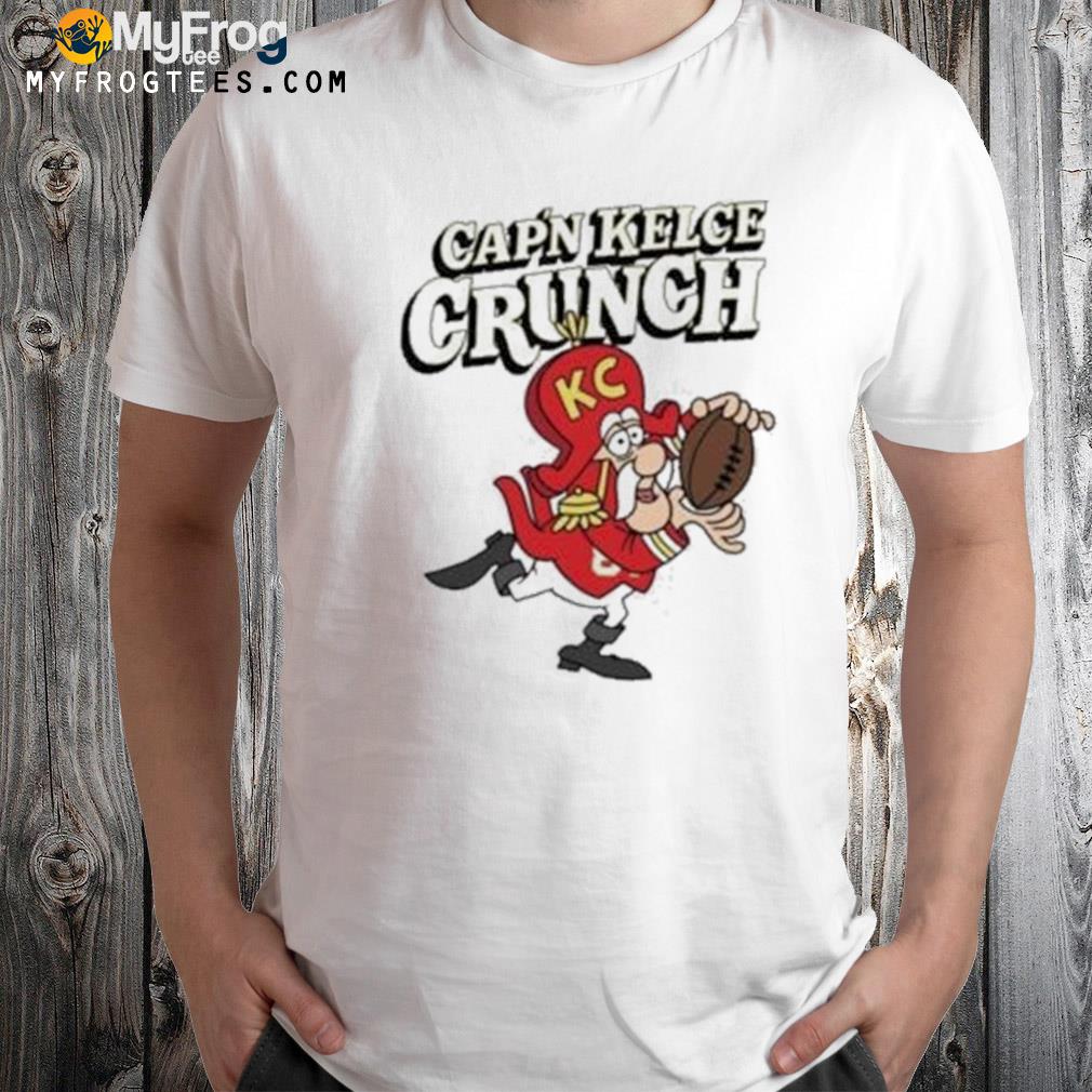 Cap'n kelce crunch Kansas city Chiefs cereal shirt