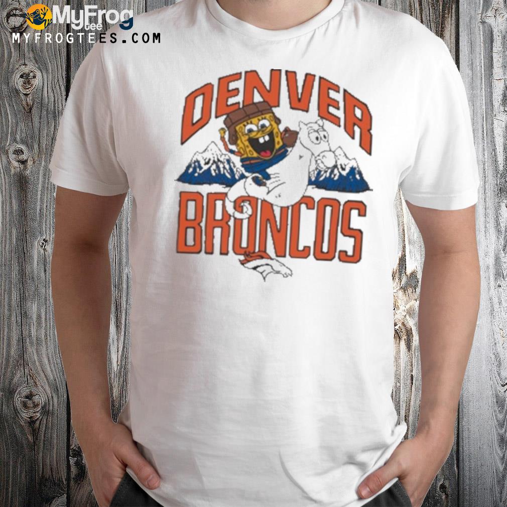 Denver broncos homage x Spongebob t-shirt