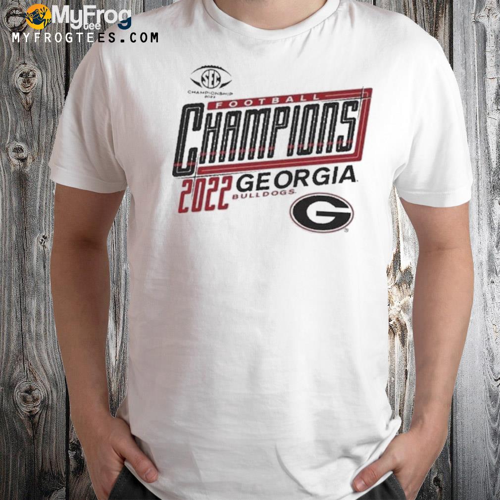 Georgia Bulldogs 2022 Sec Football Conference Champions Shirt