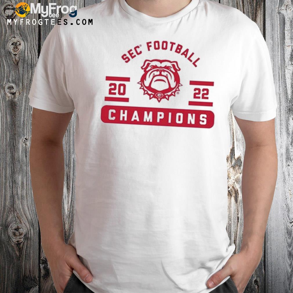Georgia Bulldogs Champions 2022 SEC Football Conference T-shirt
