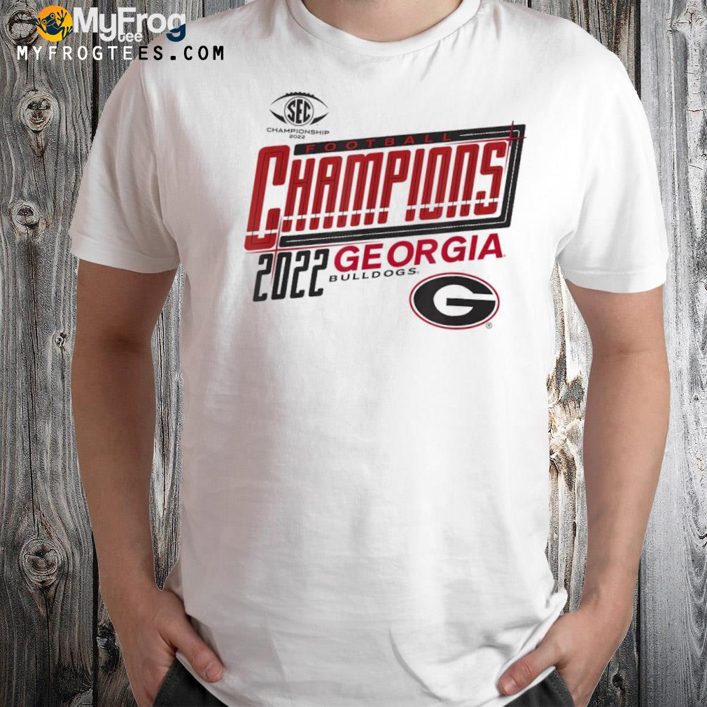 Georgia Bulldogs SEC Champs 2022 Locker Room Football T-Shirt