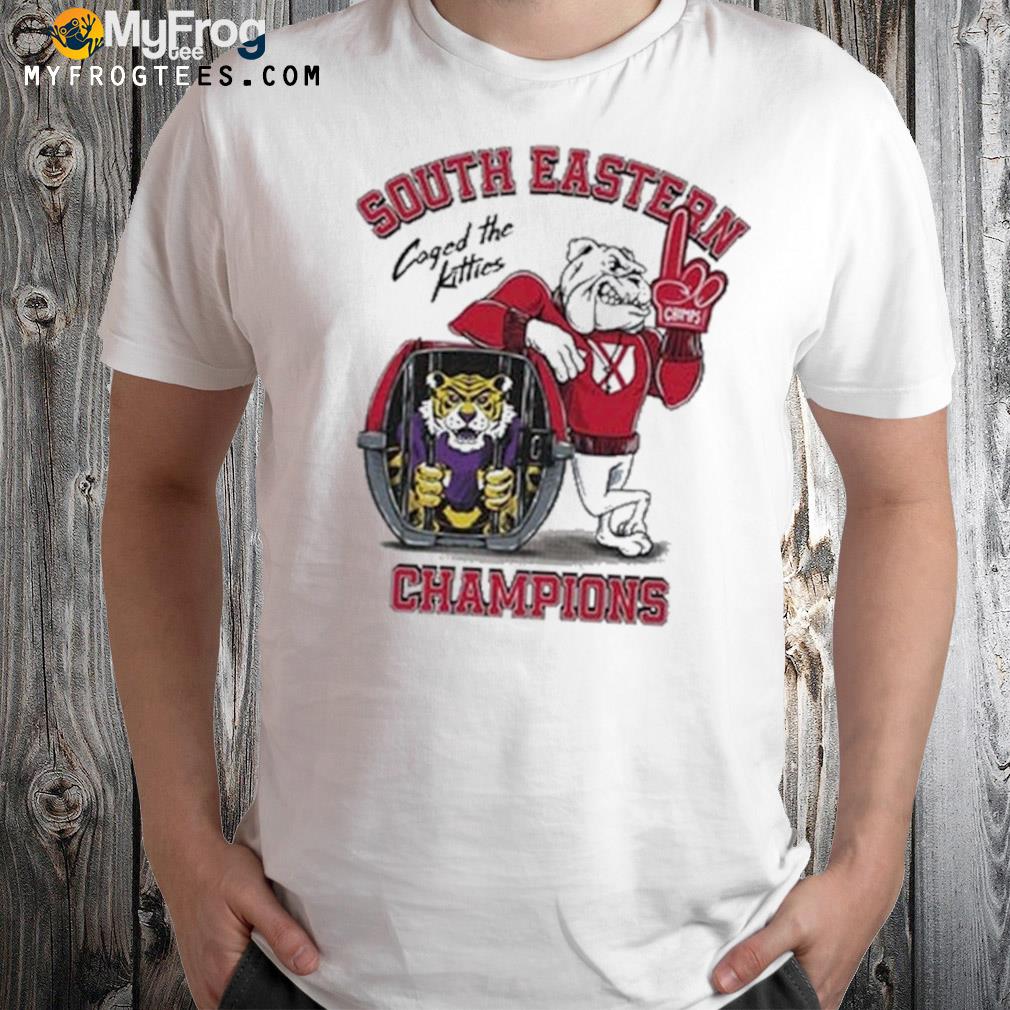 Georgia Bulldogs south eastern champions coged the kitties T-shirt
