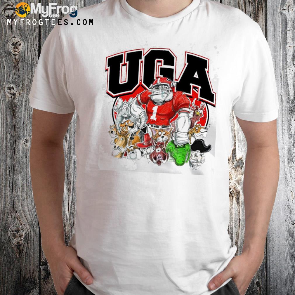 Georgia Bulldogs uga university of Georgia t-shirt